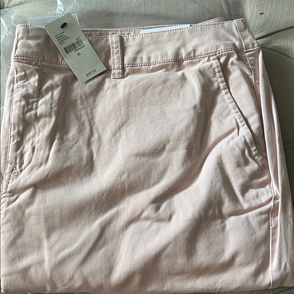 Talbots plus size women’s crop pants
